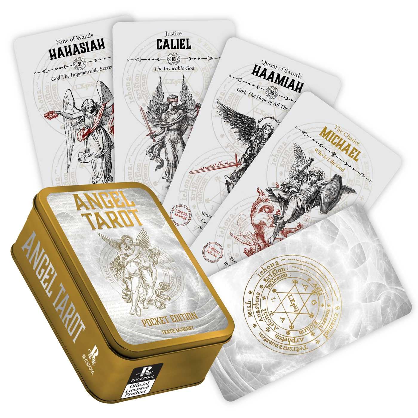 Angel Tarot Pocket Edition (Rockpool Tarot),New