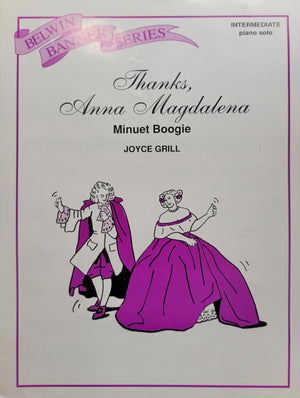 Thanks, Anna Magdalena Sheet,Used