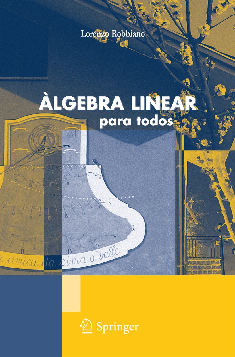 lgebra Linear: Para todos (Unitext: La Matematica Per il 3+2) (Portuguese Edition),Used