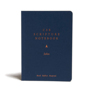 CSB Scripture Notebook, John: Read. Reflect. Respond.,Used