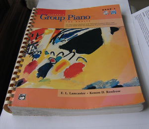 Alfreds Group Piano For Adults: Book 1 (First Edition)-used