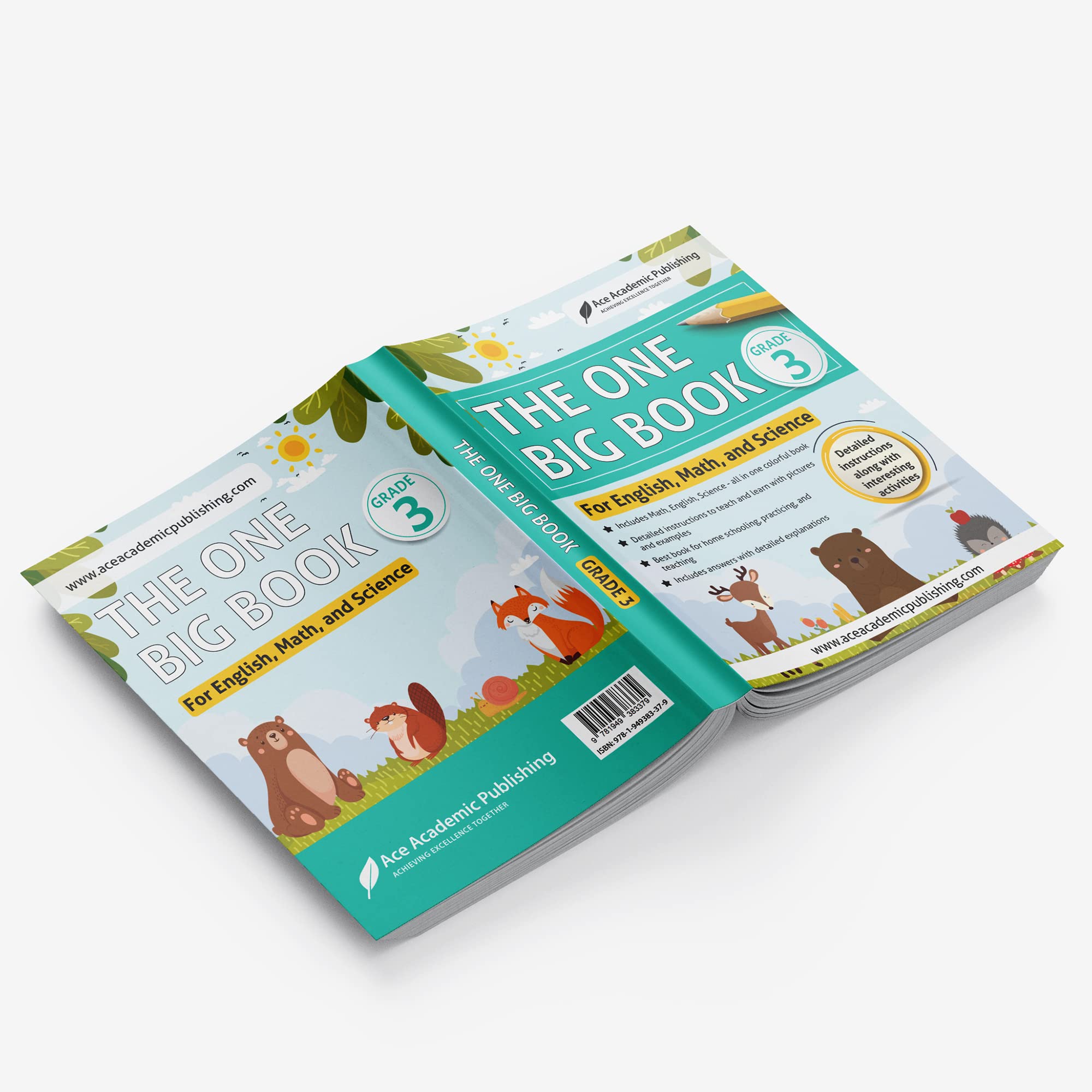 The One Big Book  Grade 3: For English, Math and Science,Used