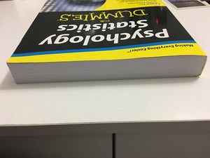 Psychology Statistics For Dummies,Used