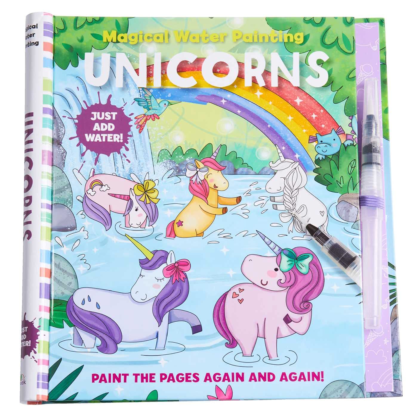 Magical Water Painting: Unicorns: (Art Activity Book, Books for Family Travel, Kids' Coloring Books, Magic Color and Fade) (iSee,Used