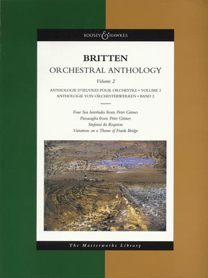 Orchestral Anthology  Volume 2: The Masterworks Library (The Boosey & Hawkes Masterworks Library),Used