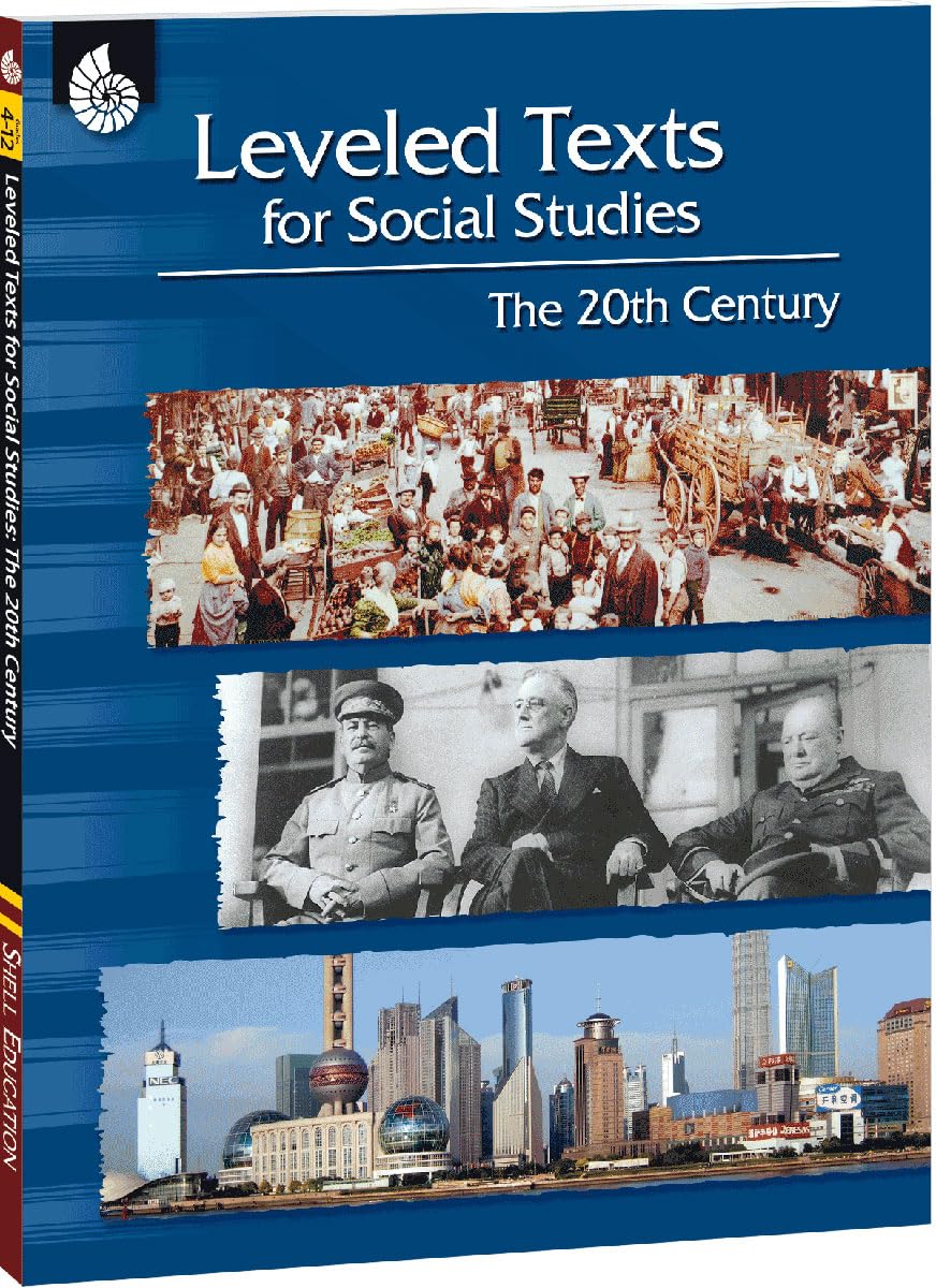 Leveled Texts for Social Studies: The 20th Century,Used