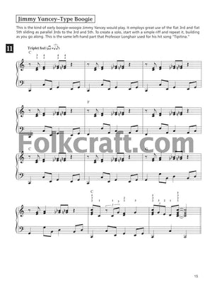 Blues Riffs for Piano  Book/Online Audio,Used
