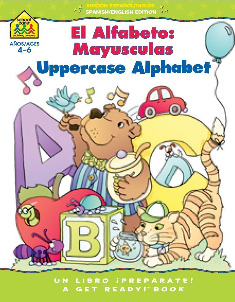 UpperCase Alphabet Bilingual: School Zone Publications,Used