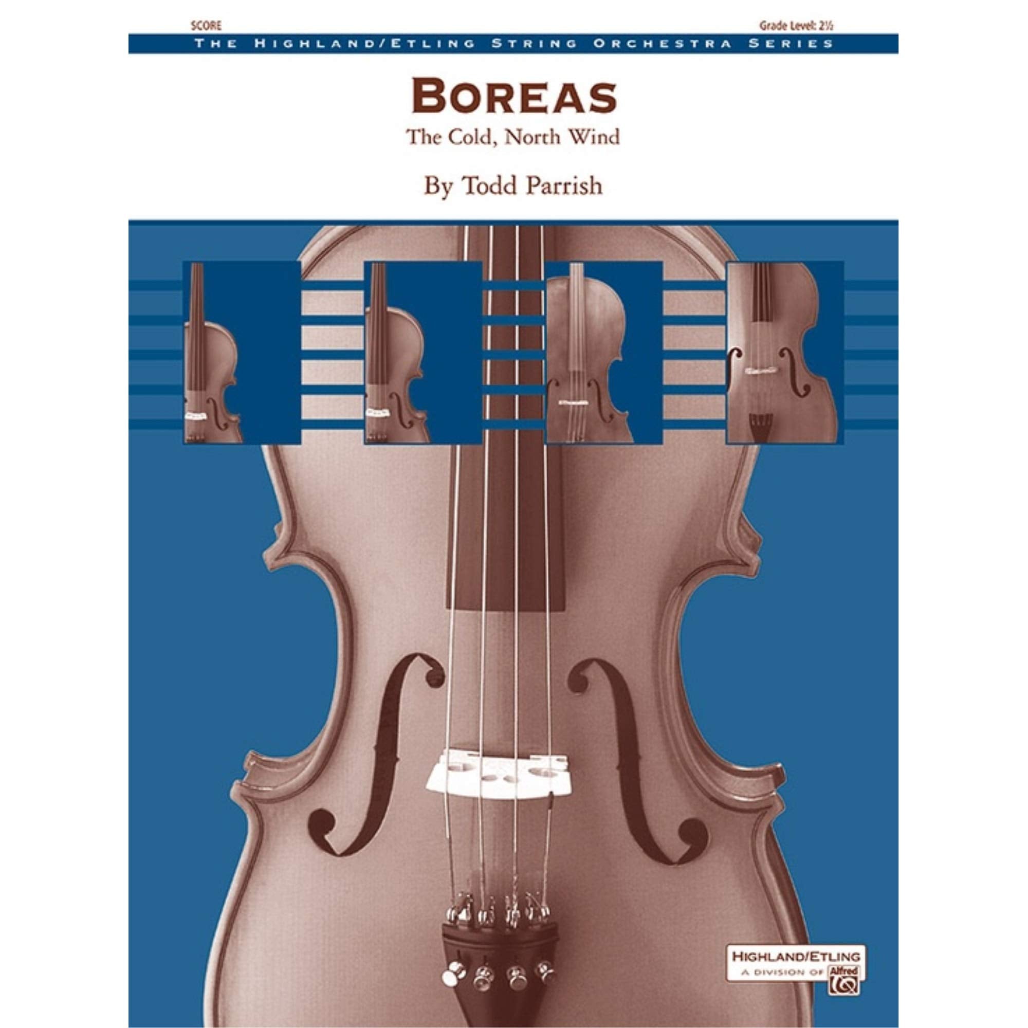 Boreas: The Cold, North Wind, Conductor Score (Highland/Etling String Orchestra),Used