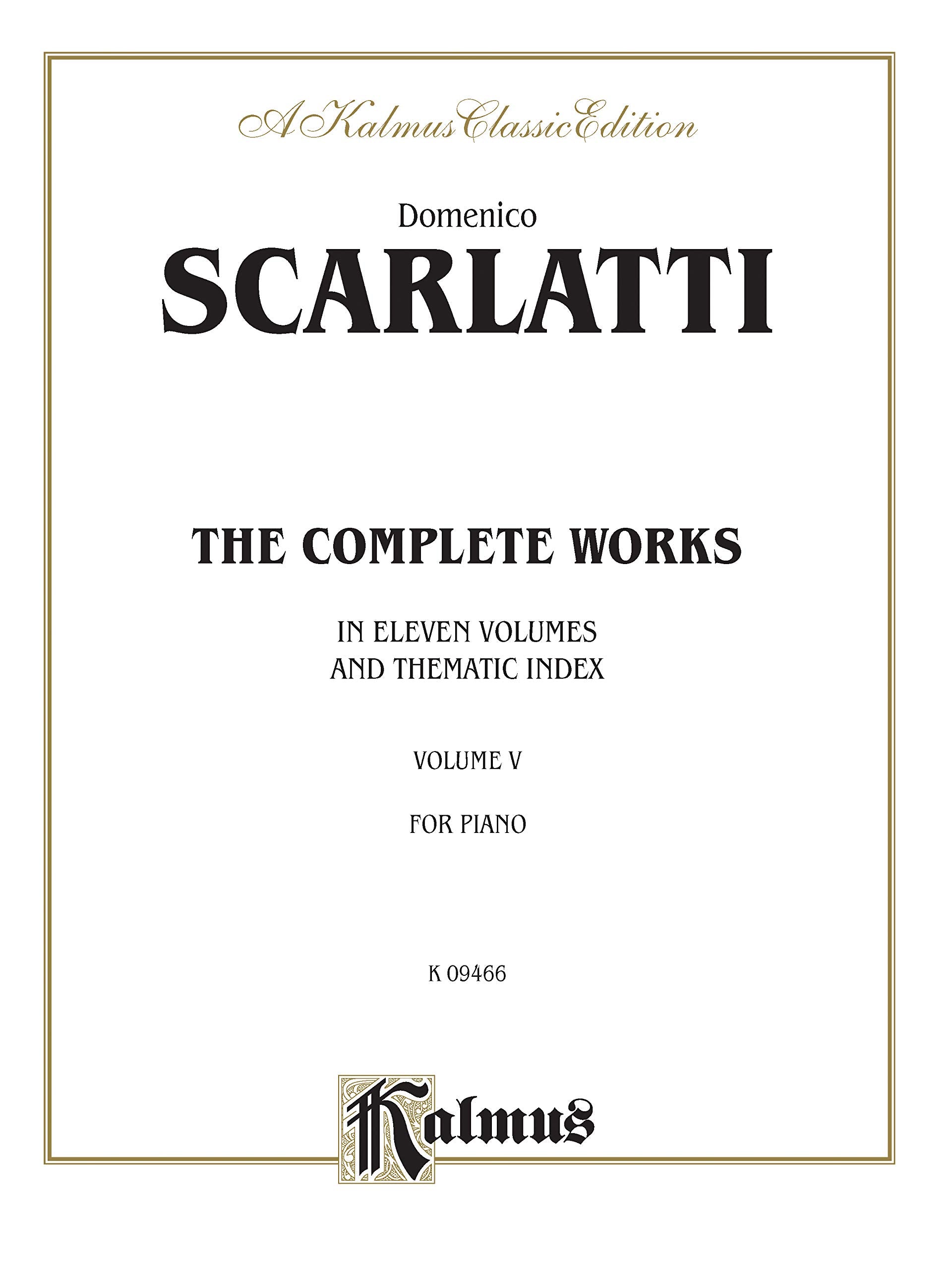 The Complete Works, Vol 5 (Kalmus Edition, Vol 5),Used