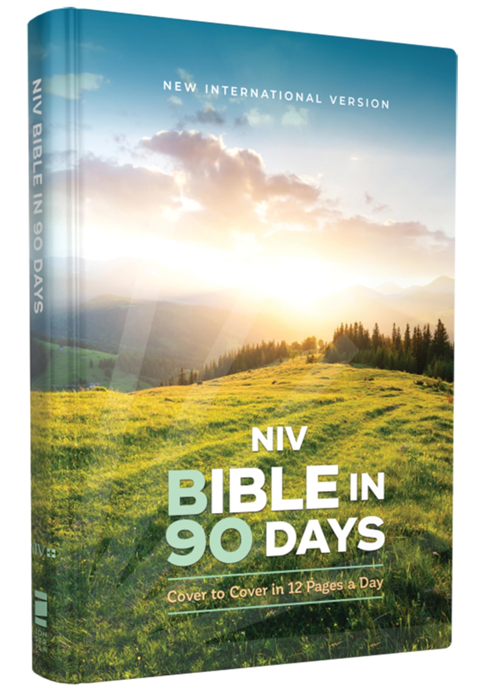 Niv, Bible In 90 Days, Hardcover: Cover To Cover In 12 Pages A Day