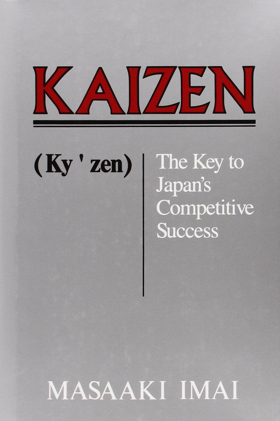 Kaizen: The Key To Japan's Competitive Success,Used