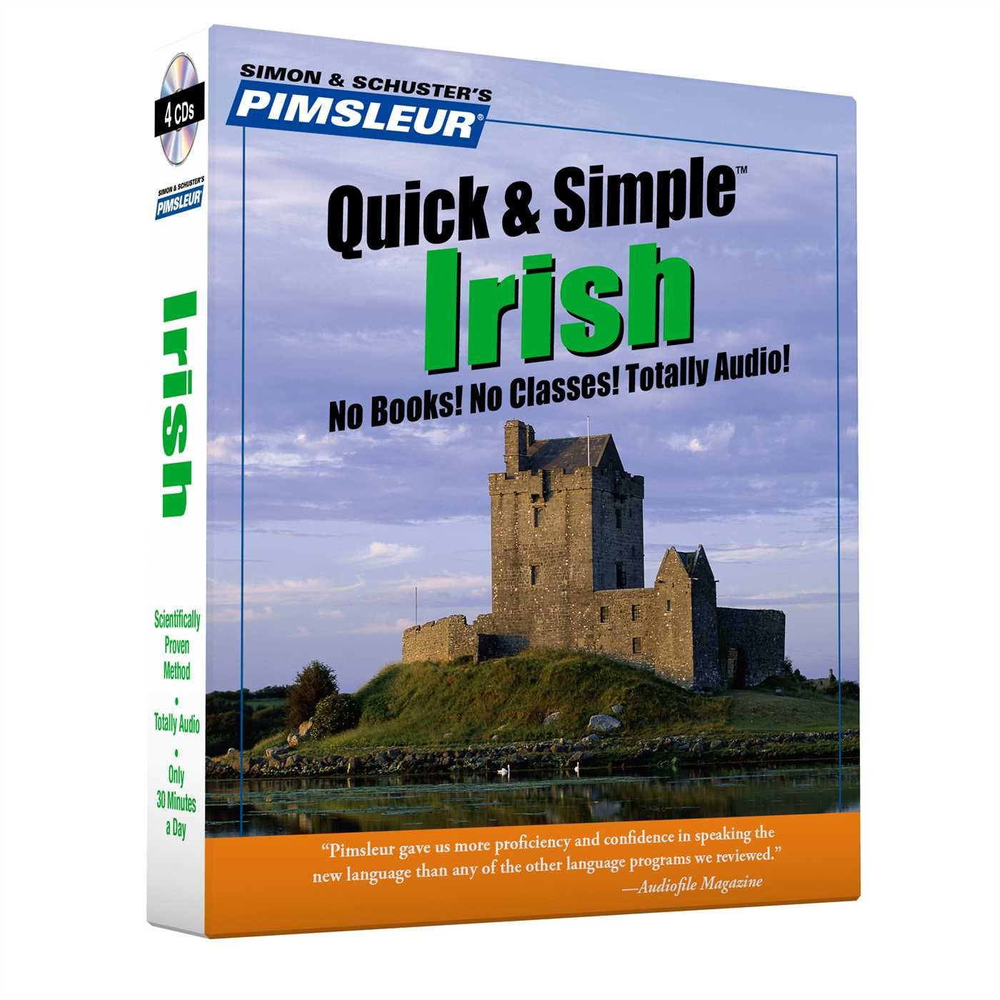 Pimsleur Irish Quick & Simple Course  Level 1 Lessons 18 Cd: Learn To Speak And Understand Irish (Gaelic) With Pimsleur Langua