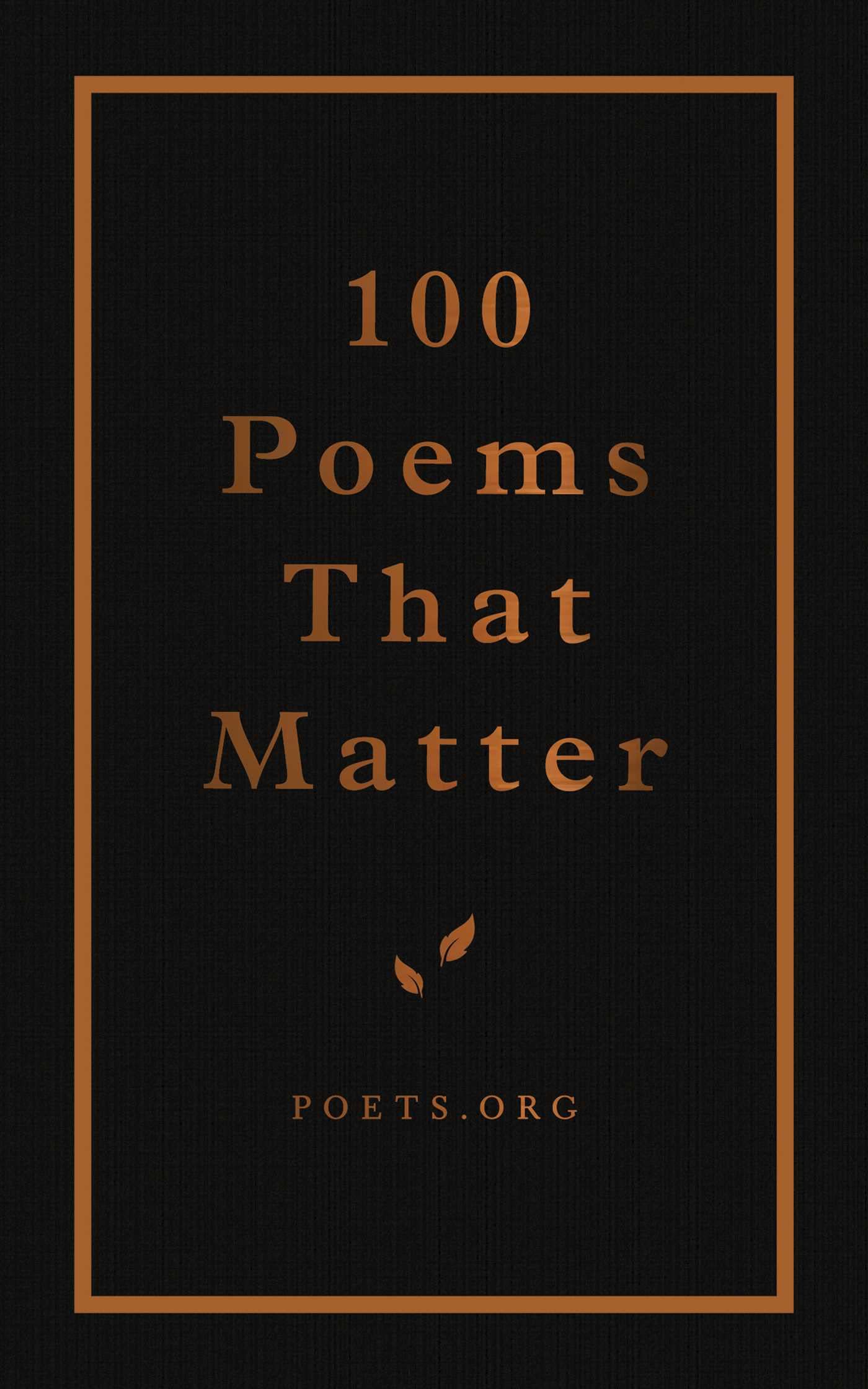 100 Poems That Matter,Used