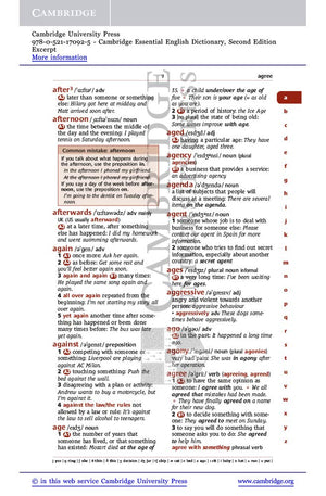 Cambridge Essential English Dictionary,New