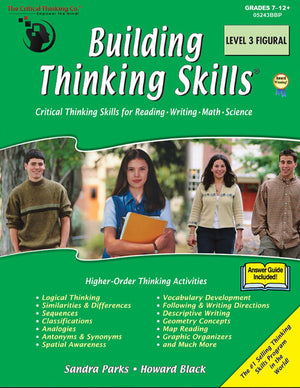 Building Thinking Skills Level 3 Figural Workbook  Critical Thinking Skills for Reading, Writing, Math, & Science (Grades 712),New