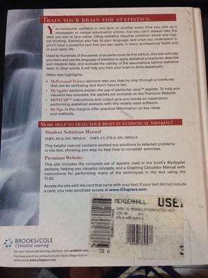 Introduction to Probability and Statistics (Available 2010 Titles Enhanced Web Assign),Used
