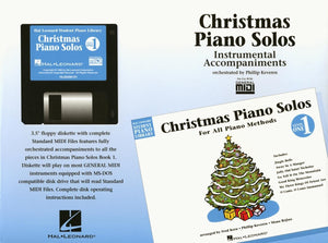 Christmas Piano Solos  Level 1  GM Disk: Hal Leonard Student Piano Library,New