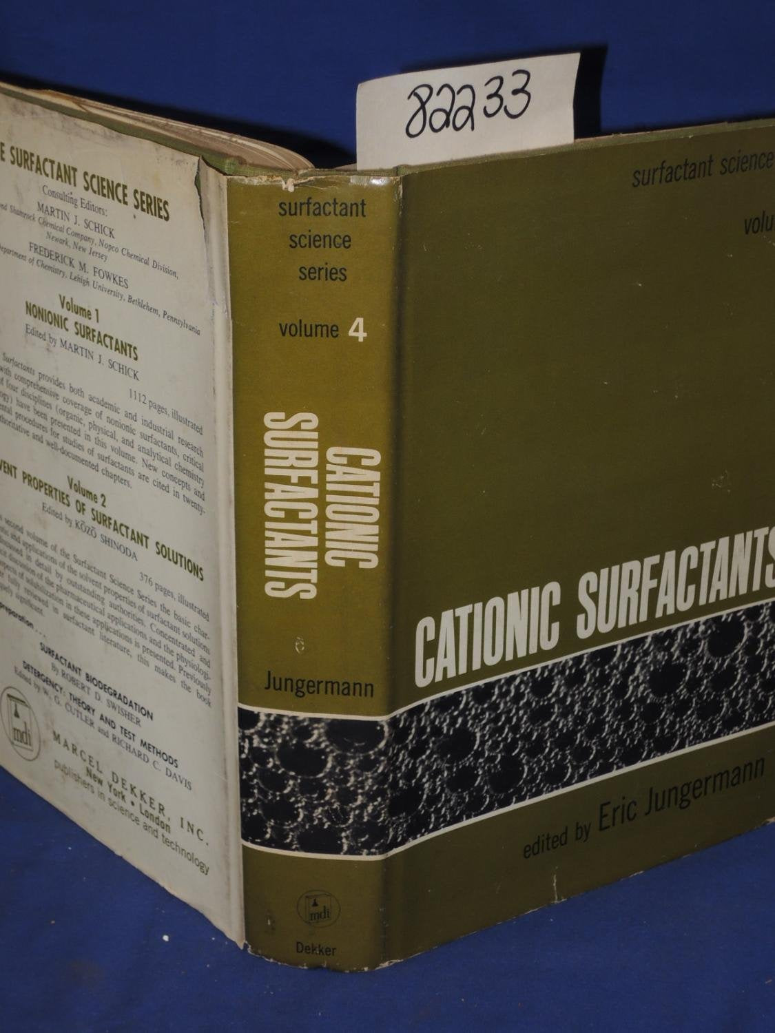 Cationic Surfactants (Surfactant Science),Used