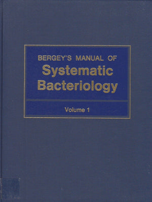Bergey'S Manual Of Systematic Bacteriology (Vol 1),New