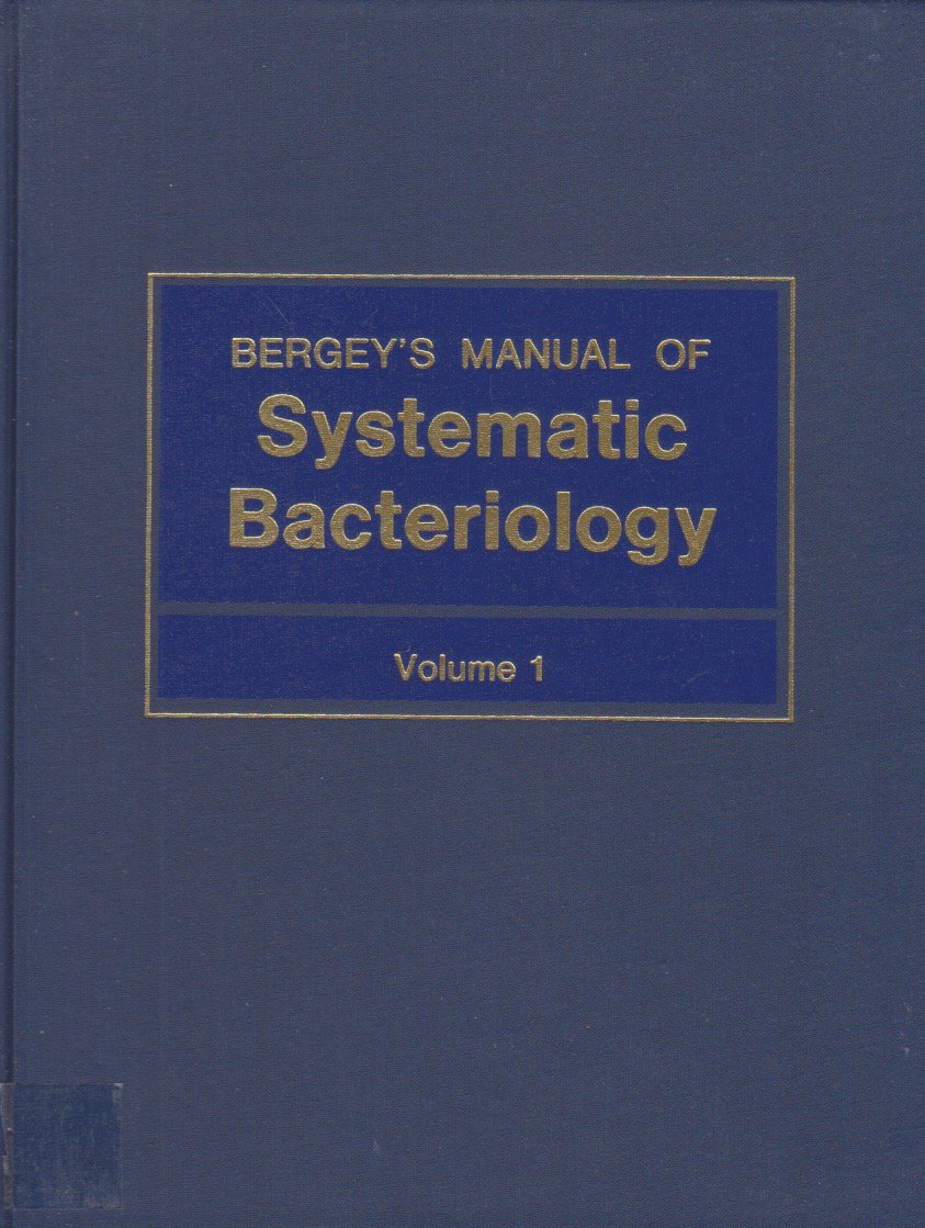 Bergey s Manual of Systematic Bacteriology (Vol 1)