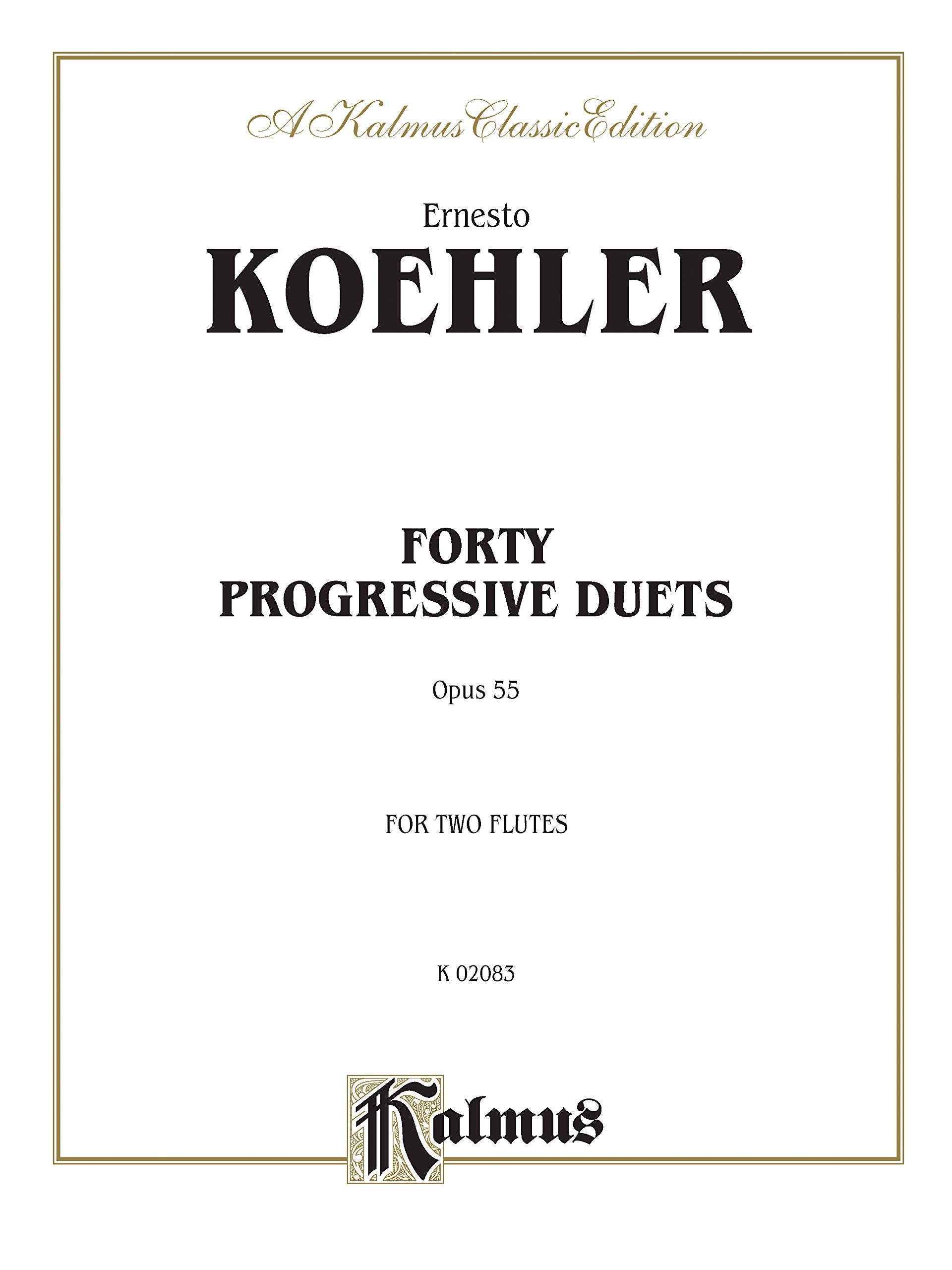 Forty Progressive Duets, Op. 55 (Kalmus Edition),Used