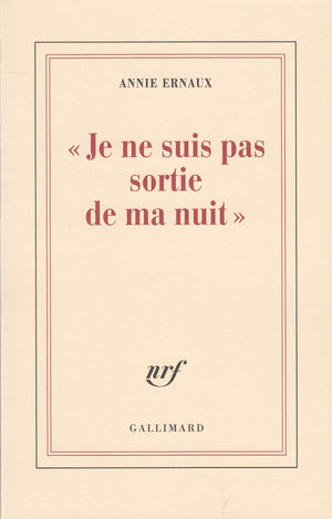 Je ne suis pas sortie de ma nuit',Used