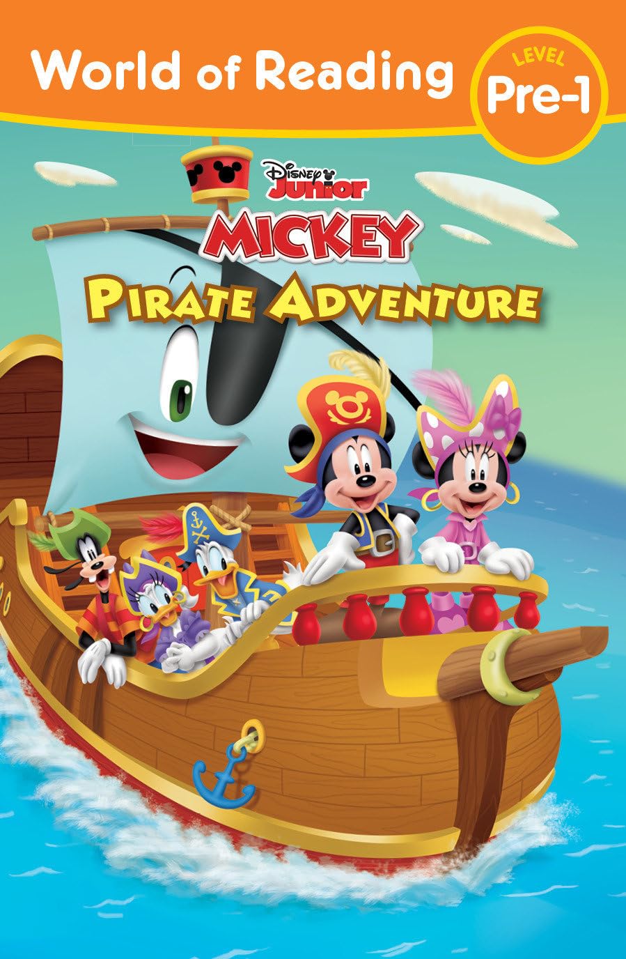 Mickey Mouse Funhouse: World Of Reading: Pirate Adventure (Mickey Mouse Funhouse: World Of Reading, Level Pre1),New