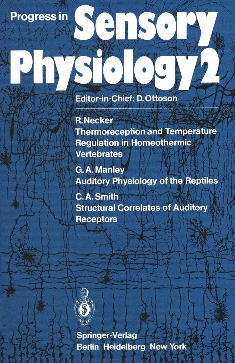 Progress in Sensory Physiology (Progress in Sensory Physiology, 2),Used