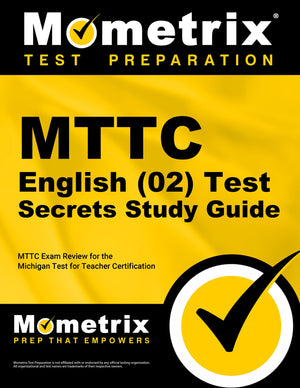 MTTC English (02) Test Secrets Study Guide: MTTC Exam Review for the Michigan Test for Teacher Certification (Mometrix Secrets S,Used