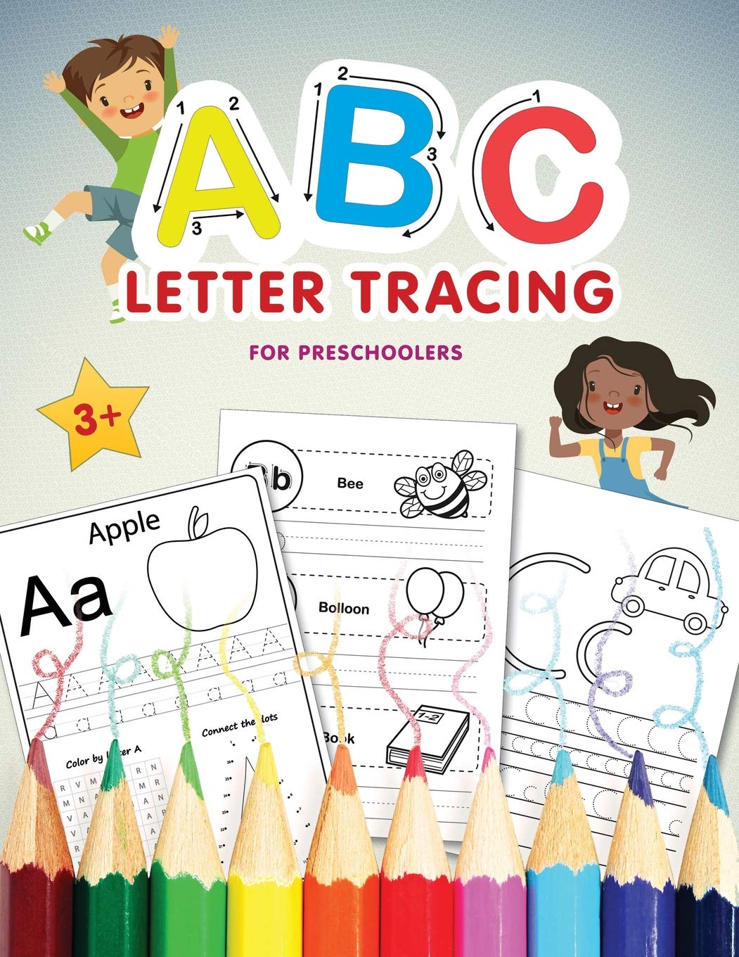 ABC Letter Tracing for Preschoolers: A Fun Book to Practice Writing Alphabet for Preschool, Pre K, Kindergarten, Toddlers & Kids,Used