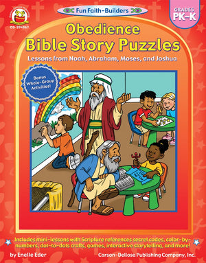 Obedience Bible Story Puzzles, Grades PK  K (Fun FaithBuilders),Used