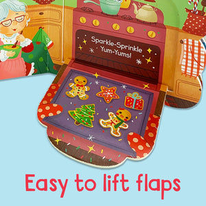 Santa's Workshop: A Christmas LiftaFlap Board Book for Babies and Toddlers (Chunky LiftaFlap),New
