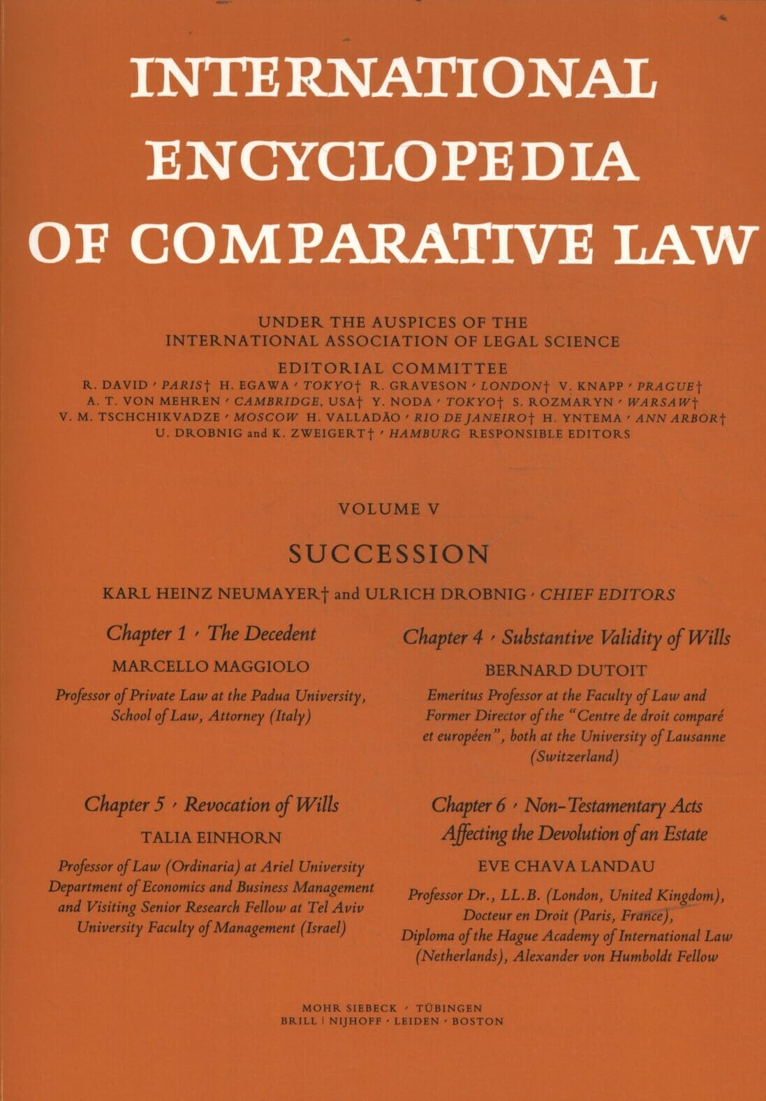 International Encyclopedia of Comparative Law, Instalment 43,Used