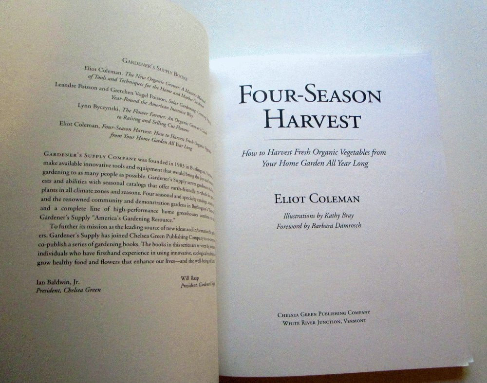 FourSeason Harvest: How to Harvest Fresh Organic Vegetables from Your Home Garden All Year Long,New
