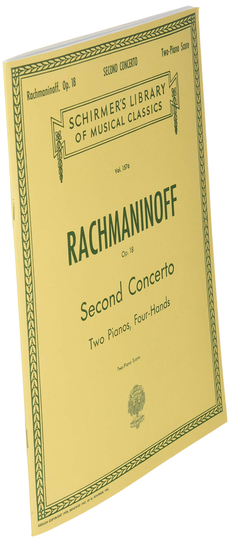 Concerto No. 2 In C Minor, Op. 18: Schirmer Library Of Classics Volume 1576 National Federation Of Music Clubs 20242028 Piano D,Used