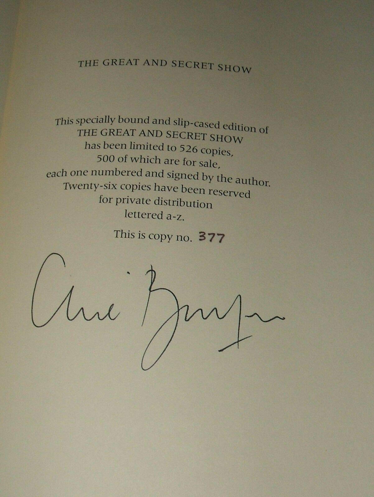 The Great And Secret Show