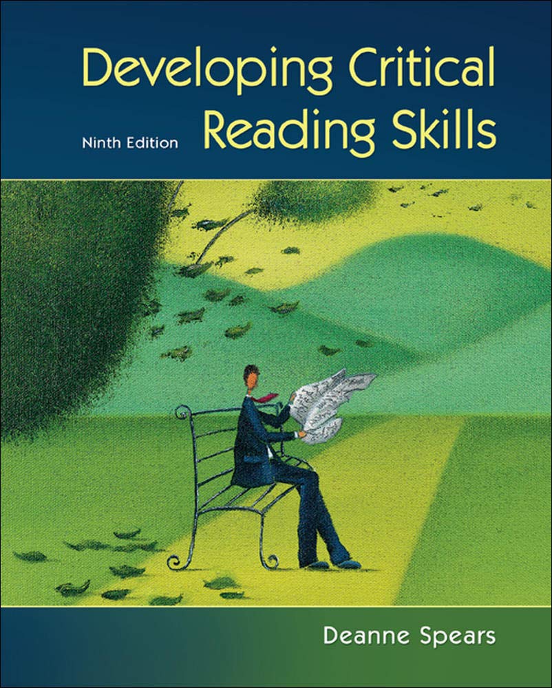 Developing Critical Reading Skills,New