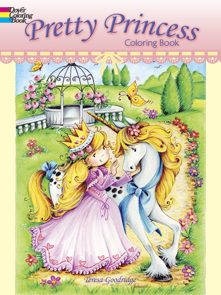 Pretty Princess Coloring Book (Dover Fantasy Coloring Books),Used