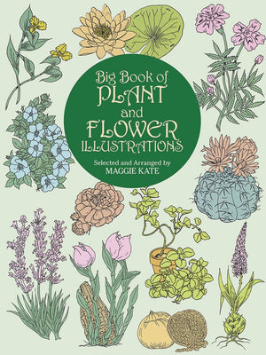 Big Book of Plant and Flower Illustrations (Dover Pictorial Archive),Used