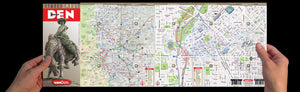 StreetSmart Denver by VanDam  Laminated pocket size Center City Street Map to Denver, CO with all attractions, sights, museums,,Used