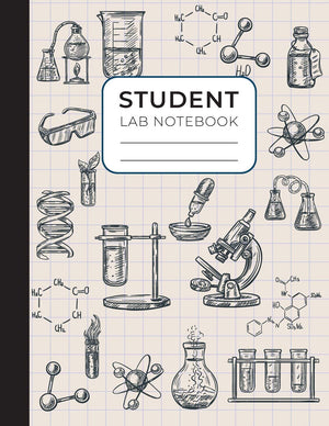 Student Lab Notebook: A Laboratory Book For School, Student, Teacher and College With Graph Paper Notebook,Used