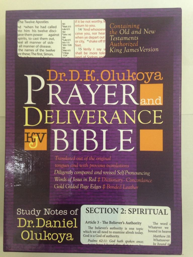 Prayer and Deliverance Bible (Big),Used