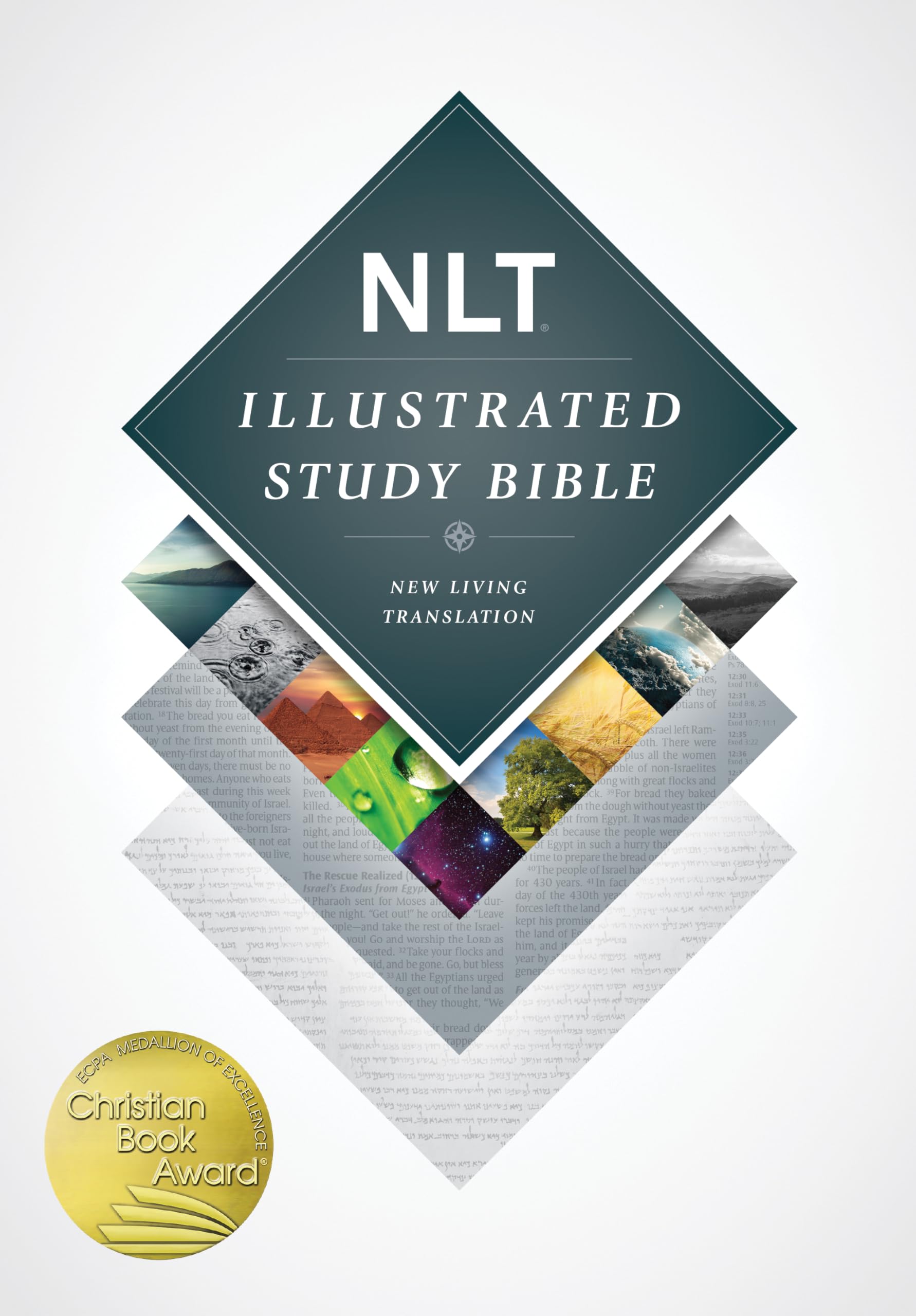 Illustrated Study Bible NLT (Hardcover),Used