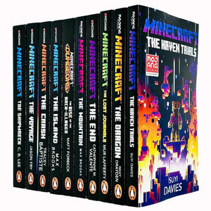 Koblit Ltd Official Minecraft Novels Collection - 10 Books Set, Includes The Shipwreck, The Voyage, The Crash & More