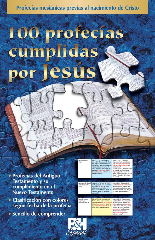 100 profecas cumplidas por Jess: Profecas mesinicas previas al nacimiento de Cristo (Spanish Edition),New