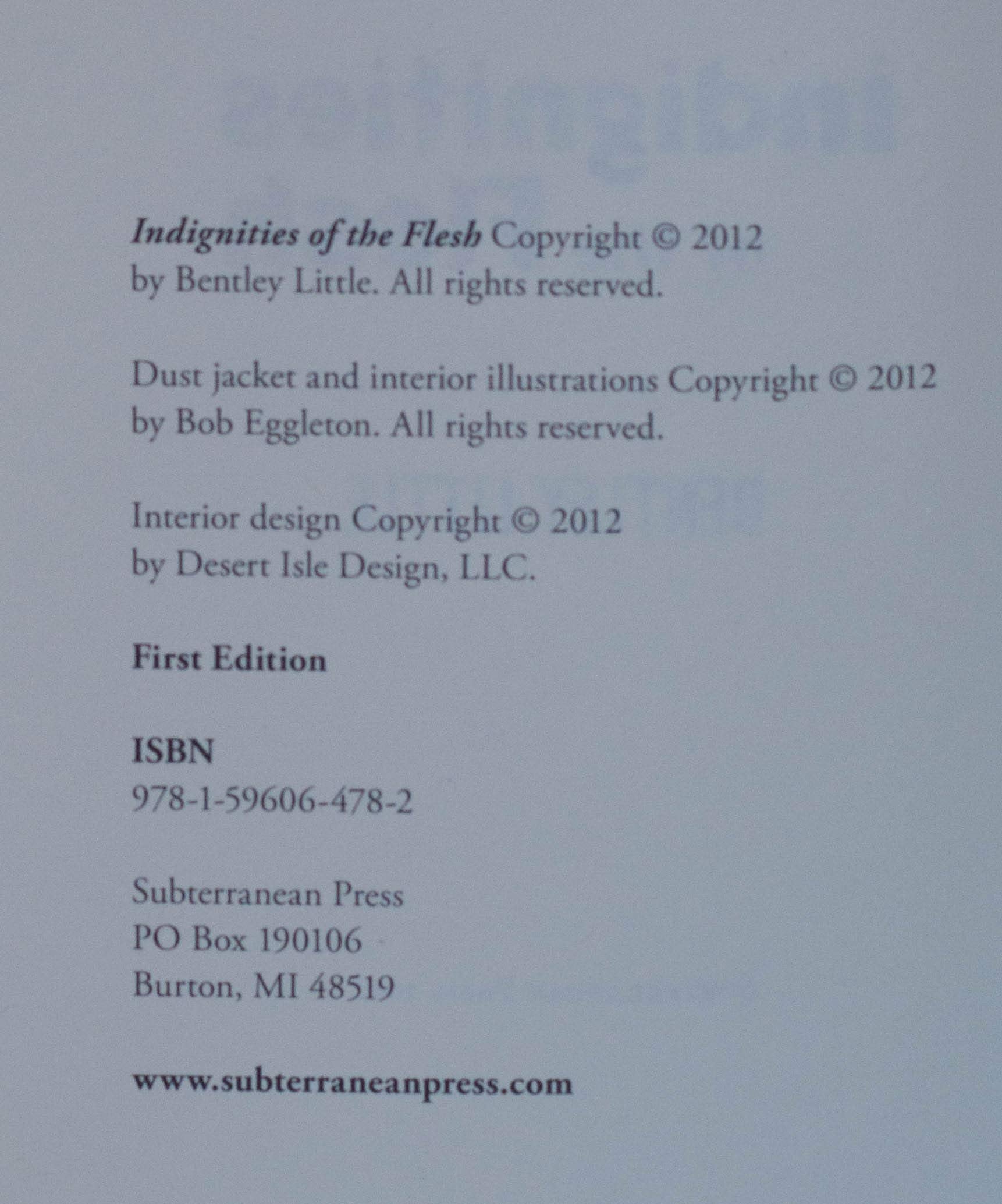 Indignities of the Flesh,Used