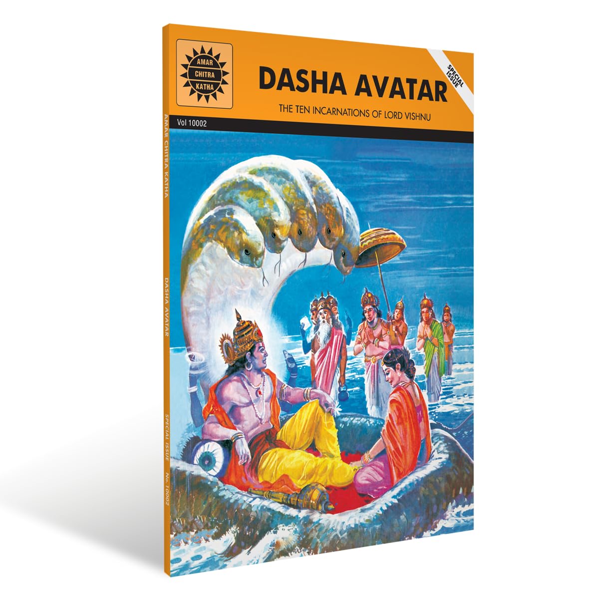 Dasha Avatar: Incarnations of Vishnu  Indian Mythology History Folktales  Cultural Stories for Kids & Adults  Illustrated Comic ,Used