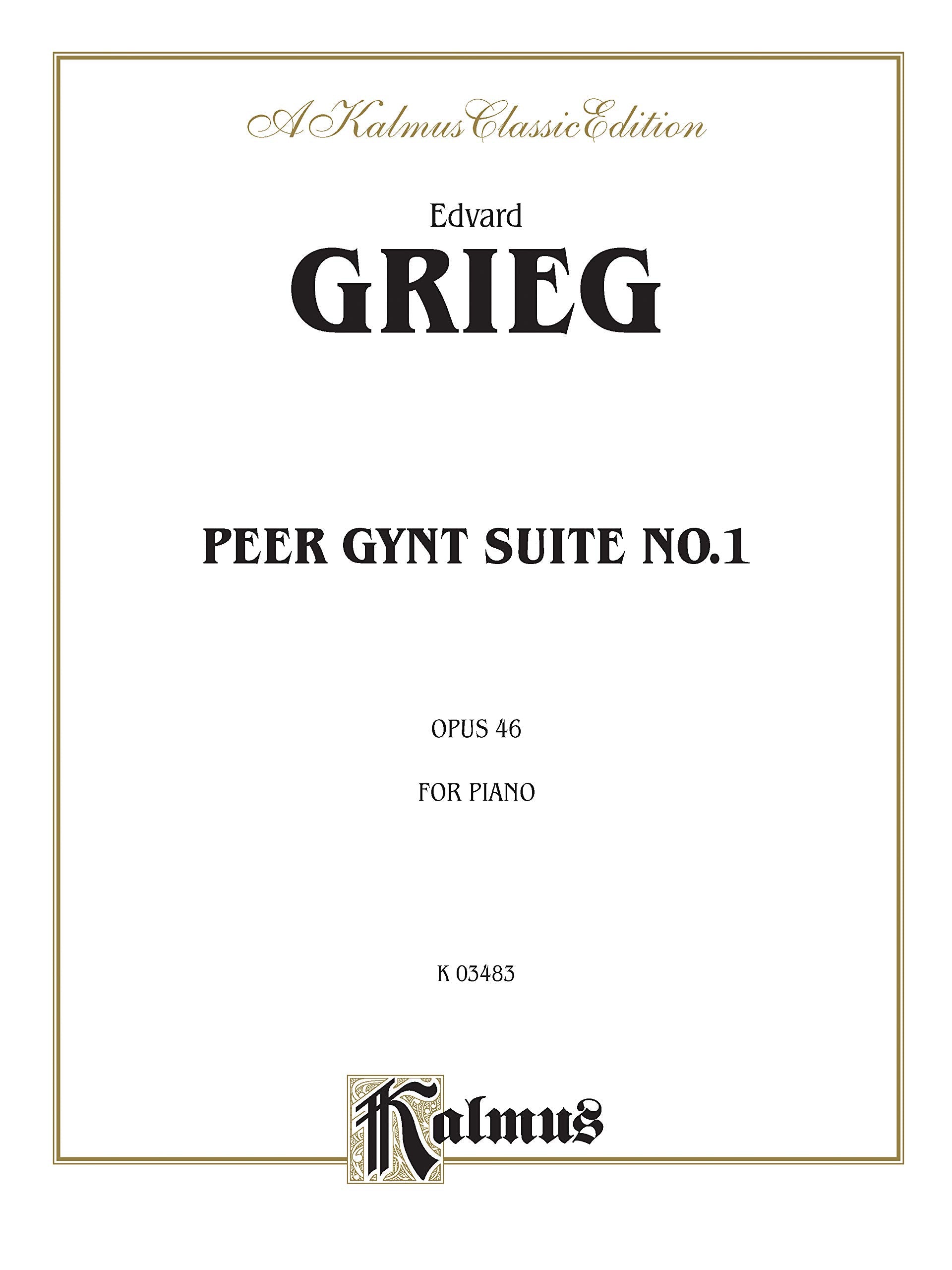 Peer Gynt Suite No. 1 (Kalmus Edition),Used