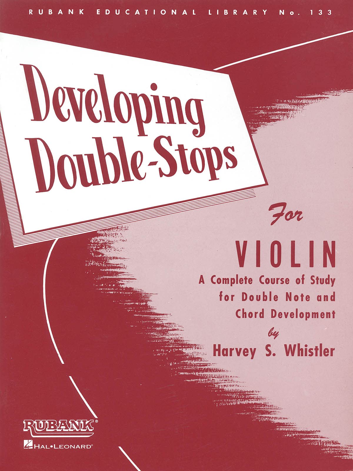 Harvey S. Whistler  Developing Double Stops For Violin  Violin Sheet Music Instruction Songbook  Complete Course For Double Not,Used